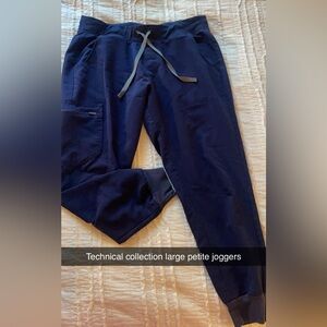 Figs Joggers (Navy) - High waisted, petite